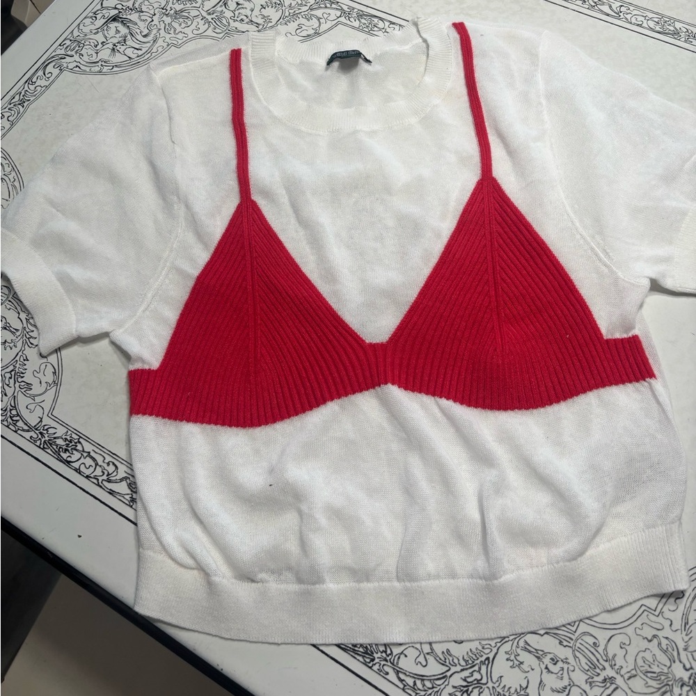 Bikini sweater!